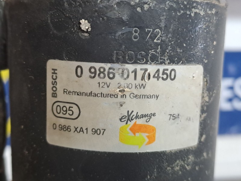 Recambio de motor arranque para volkswagen polo berlina (6n1) básico | 05.95 - ... referencia OEM IAM 0986017450  