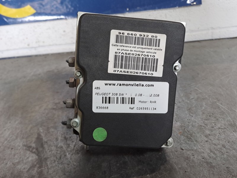 Recambio de abs para peugeot 308 sw  | 0.08 - ...  | 0.08 - ... referencia OEM IAM 0265951134  