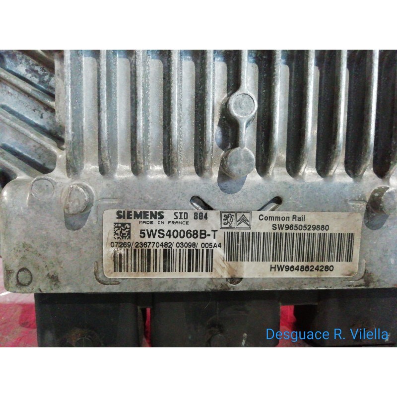 Recambio de centralita motor uce para citroen c3 1.4 hdi sx | 04.02 - 12.06 1.4 hdi sx | 04.02 - 12.06 referencia OEM IAM 5WS400