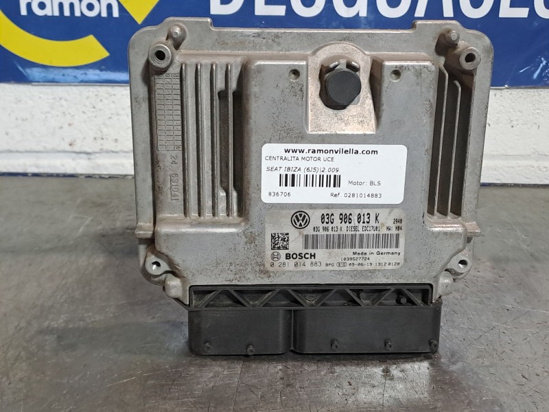 Recambio de centralita motor uce para seat ibiza (6j5) 25 aniversario referencia OEM IAM 0281014883 03G906013K EDC17U01 Recambio de centralita motor uce para seat ibiza (6j5) 25 aniversario referencia OEM IAM 0281014883 03G906013K EDC17U01