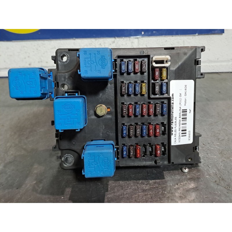 Recambio de caja reles fusibles para nissan primera berlina (p11) gx | 09.97 - 12.99 gx | 09.97 - 12.99 referencia OEM IAM   