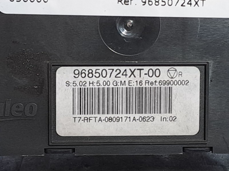 Recambio de mando climatizador para peugeot 308 sw  | 0.08 - ...  | 0.08 - ... referencia OEM IAM 96850724XT  