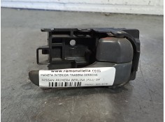 Recambio de maneta interior trasera derecha para nissan primera berlina (p11) gx | 09.97 - 12.99 gx | 09.97 - 12.99 referencia O