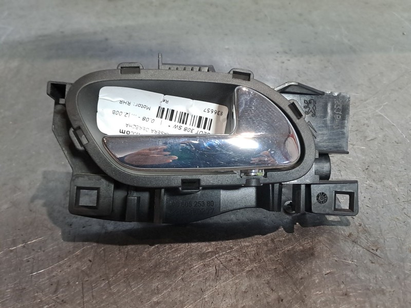 Recambio de maneta interior trasera derecha para peugeot 308 sw  | 0.08 - ...  | 0.08 - ... referencia OEM IAM   