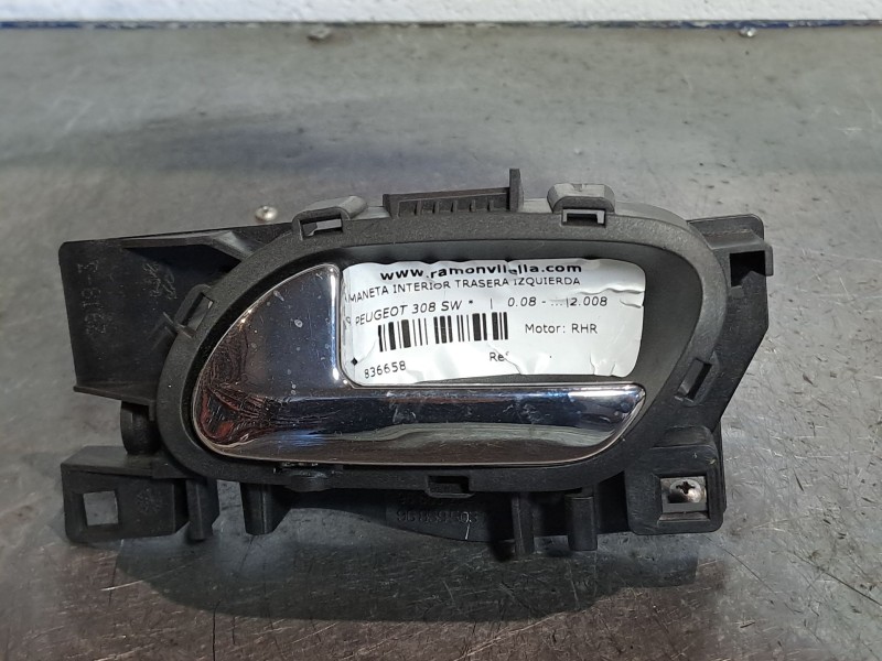 Recambio de maneta interior trasera izquierda para peugeot 308 sw  | 0.08 - ...  | 0.08 - ... referencia OEM IAM   