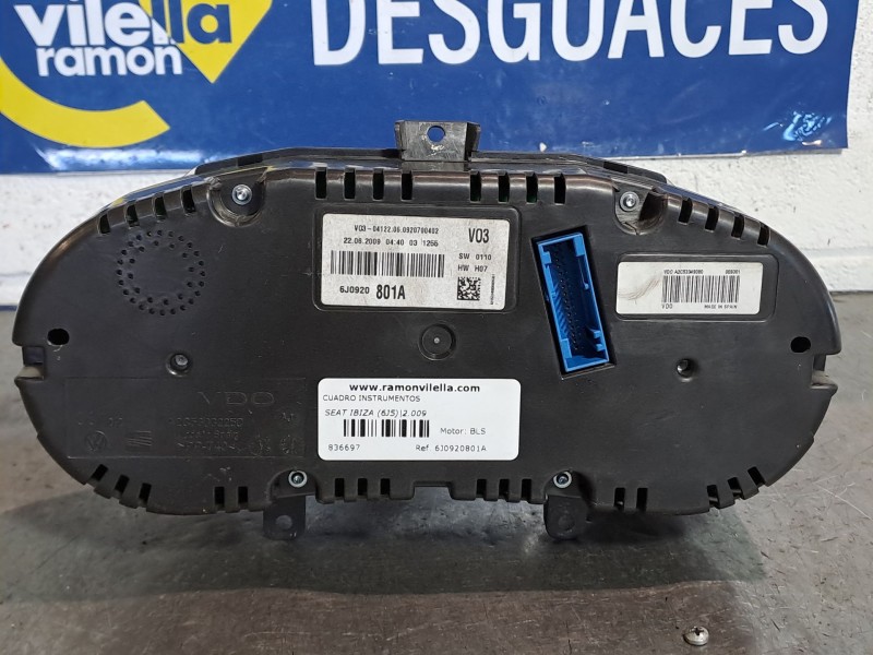 Recambio de cuadro instrumentos para seat ibiza (6j5) 25 aniversario referencia OEM IAM 6J0920801A A2C53349080 