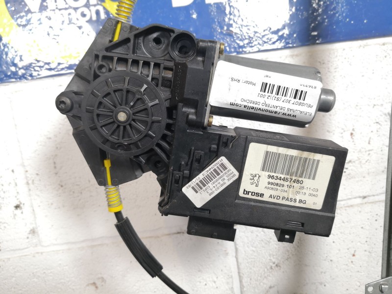 Recambio de elevalunas delantero derecho para peugeot 307 (s1) 2.0 hdi fap cat referencia OEM IAM   
