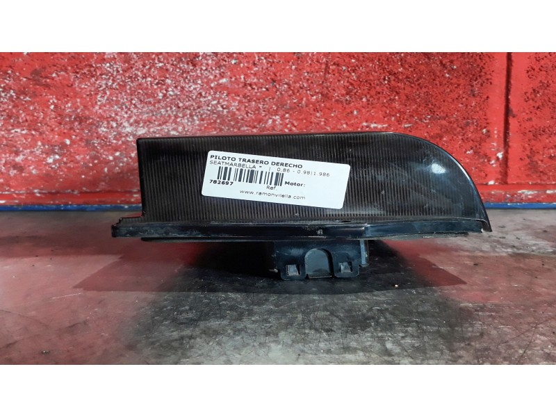 Recambio de piloto trasero derecho para seat marbella  | 0.86 - 0.98  | 0.86 - 0.98 referencia OEM IAM   