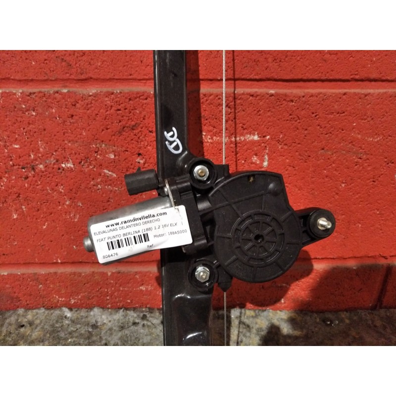 Recambio de elevalunas delantero derecho para fiat punto berlina (188) 1.2 16v elx | 08.99 - 12.01 1.2 16v elx | 08.99 - 12.01 r