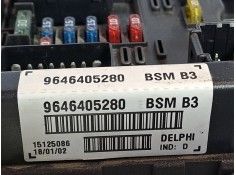 Recambio de centralita bsm para citroen xsara berlina 2.0 hdi sx (66kw) | 07.99 - ... 2.0 hdi sx (66kw) | 07.99 - ... referencia 2