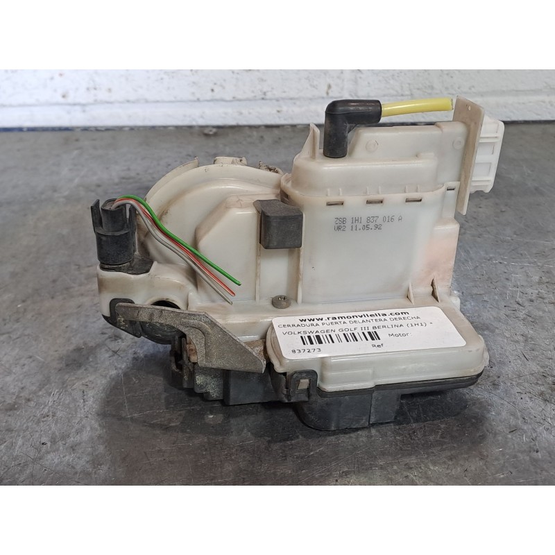 Recambio de cerradura puerta delantera derecha para volkswagen golf iii berlina (1h1)  | 0.91 - 0.98  | 0.91 - 0.98 referencia O