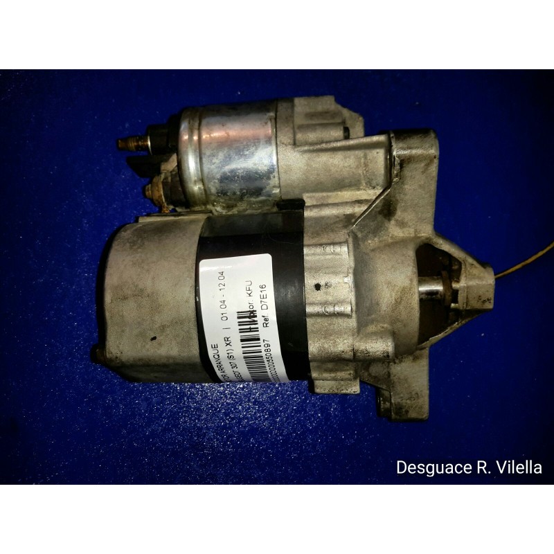 Recambio de motor arranque para peugeot 307 (s1) xr | 01.04 - 12.04 xr | 01.04 - 12.04 referencia OEM IAM D7E16 9633292480 