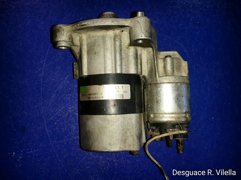 Recambio de motor arranque para peugeot 307 (s1) xr | 01.04 - 12.04 xr | 01.04 - 12.04 referencia OEM IAM D7E16 9633292480 