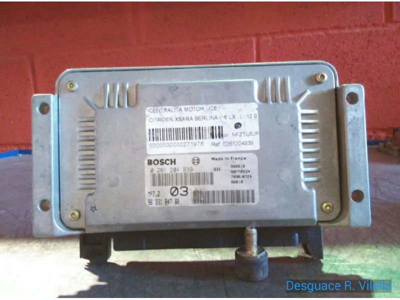 Recambio de centralita motor uce para citroen xsara berlina 1.6 lx | 12.97 - 12.98 1.6 lx | 12.97 - 12.98 referencia OEM IAM 026