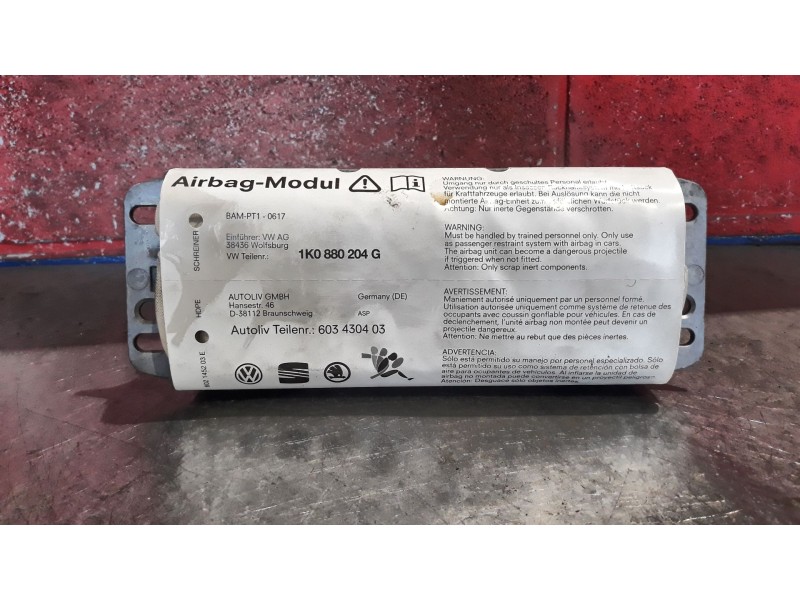 Recambio de airbag delantero derecho para volkswagen golf v berlina (1k1)  | 0.03 - 0.08  | 0.03 - 0.08 referencia OEM IAM   