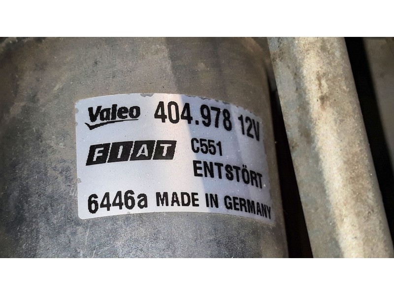 Recambio de motor limpia delantero para fiat punto 1.3 multijet 16v 90 dynamic referencia OEM IAM 404978 6446A 