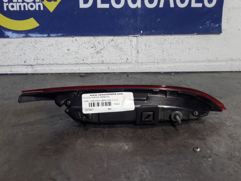 Recambio de piloto porton derecho para opel insignia berlina expression referencia OEM IAM   