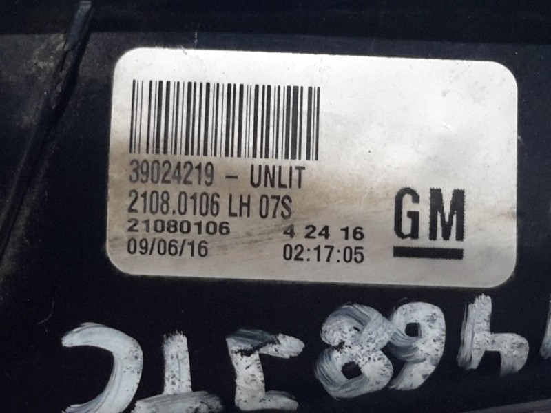 Recambio de piloto porton izquierdo para opel insignia berlina expression referencia OEM IAM 21080106  