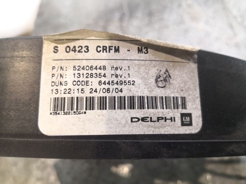 Recambio de electroventilador para opel meriva referencia OEM IAM   