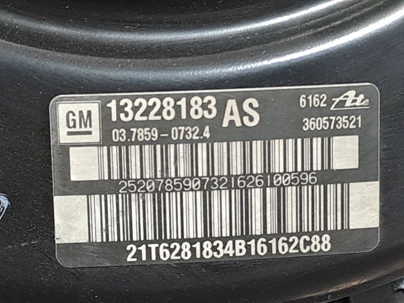 Recambio de servofreno para opel insignia berlina expression referencia OEM IAM 13228183 03785907324 