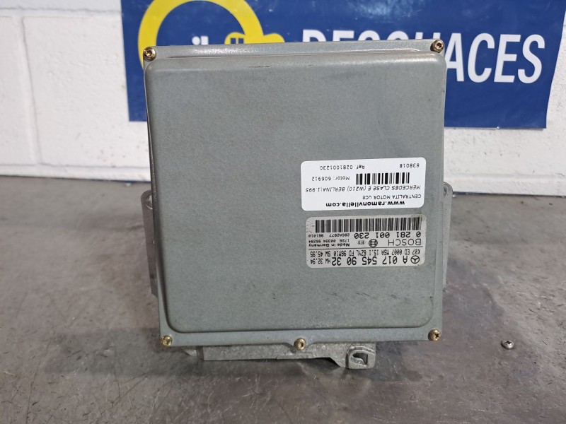 Recambio de centralita motor uce para mercedes clase e (w210) berlina referencia OEM IAM 0281001230  