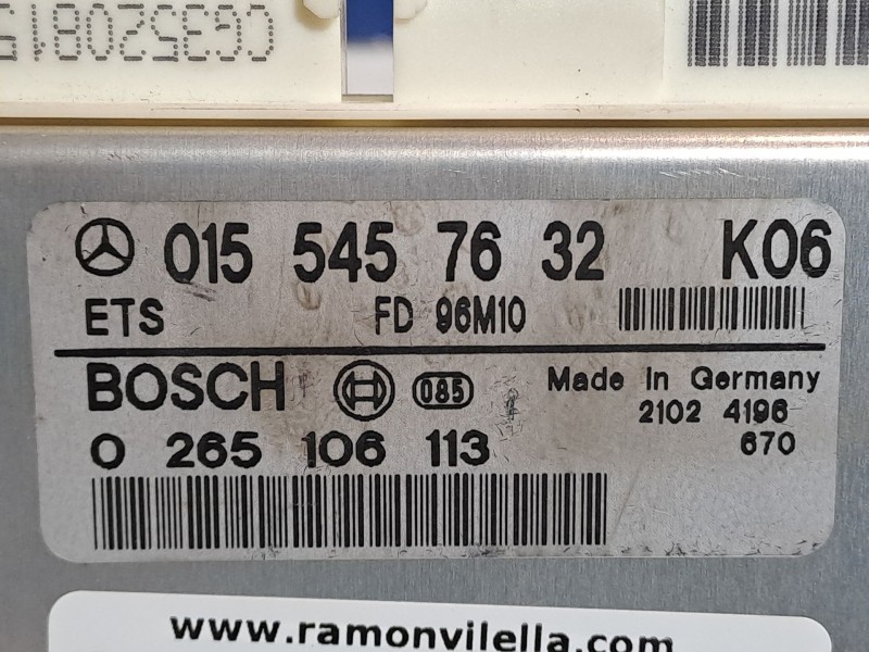 Recambio de centralita abs para mercedes clase e (w210) berlina referencia OEM IAM 0265106113  