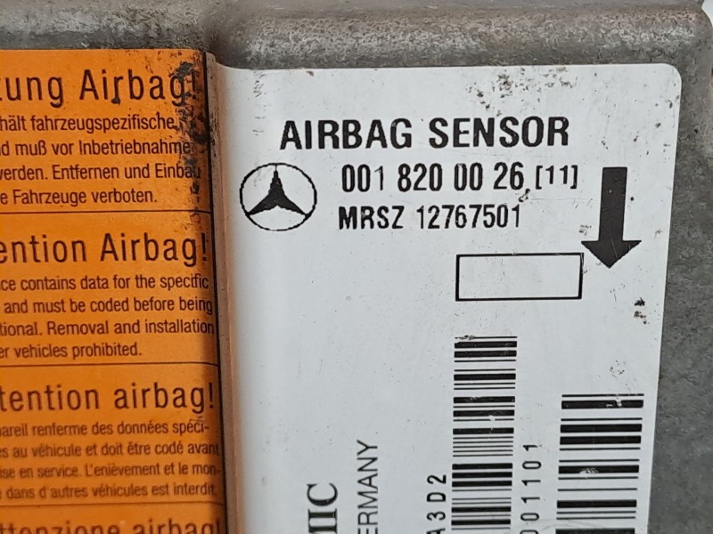 Recambio de centralita airbag para mercedes clase e (w210) berlina referencia OEM IAM 0018200026  