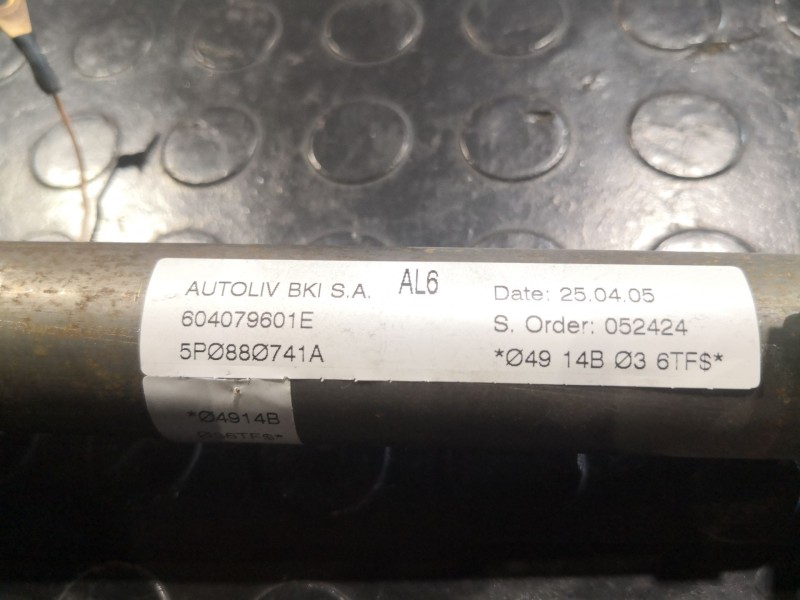 Recambio de airbag cortina delantero izquierdo para seat altea (5p1) green referencia OEM IAM   