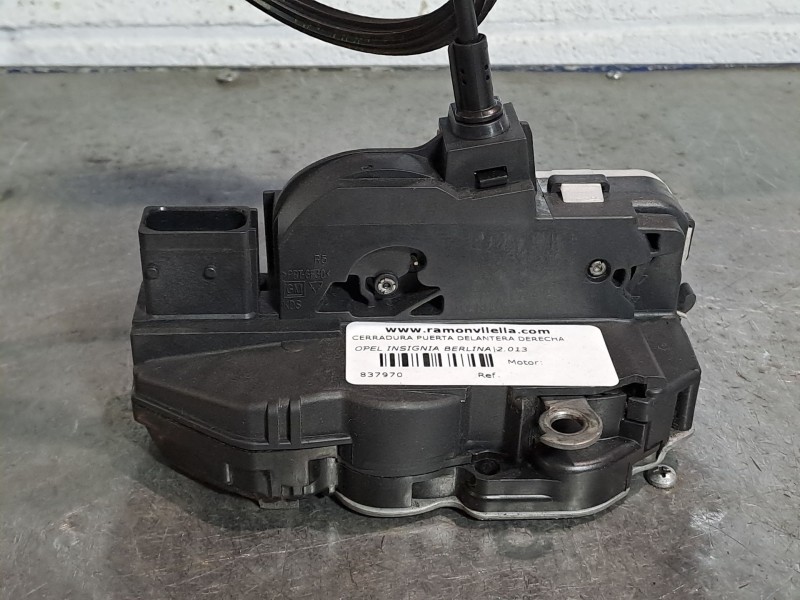 Recambio de cerradura puerta delantera derecha para opel insignia berlina expression referencia OEM IAM   