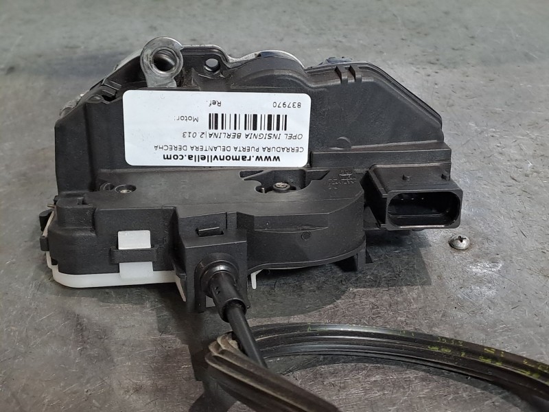 Recambio de cerradura puerta delantera derecha para opel insignia berlina expression referencia OEM IAM   