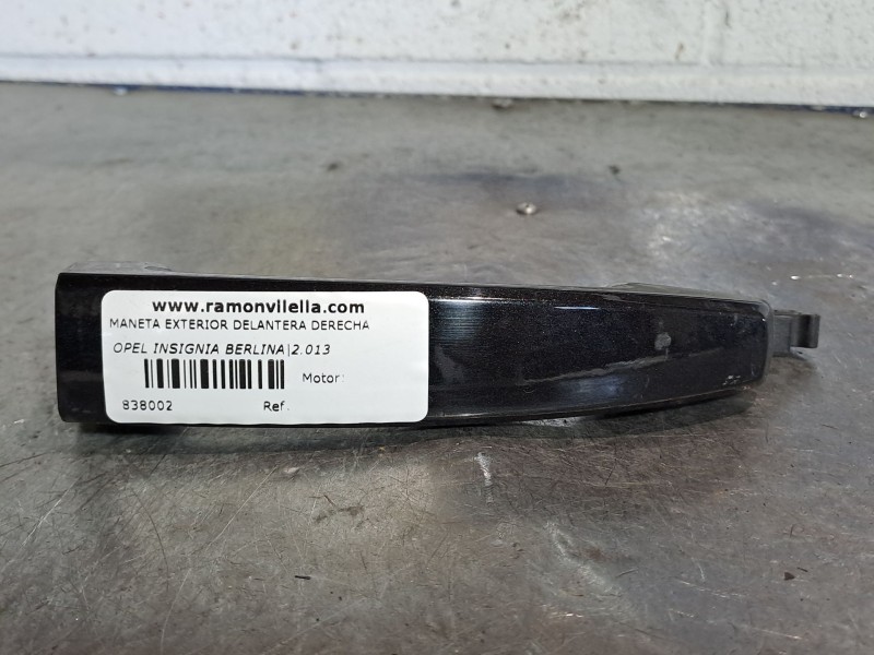 Recambio de maneta exterior delantera derecha para opel insignia berlina expression referencia OEM IAM   