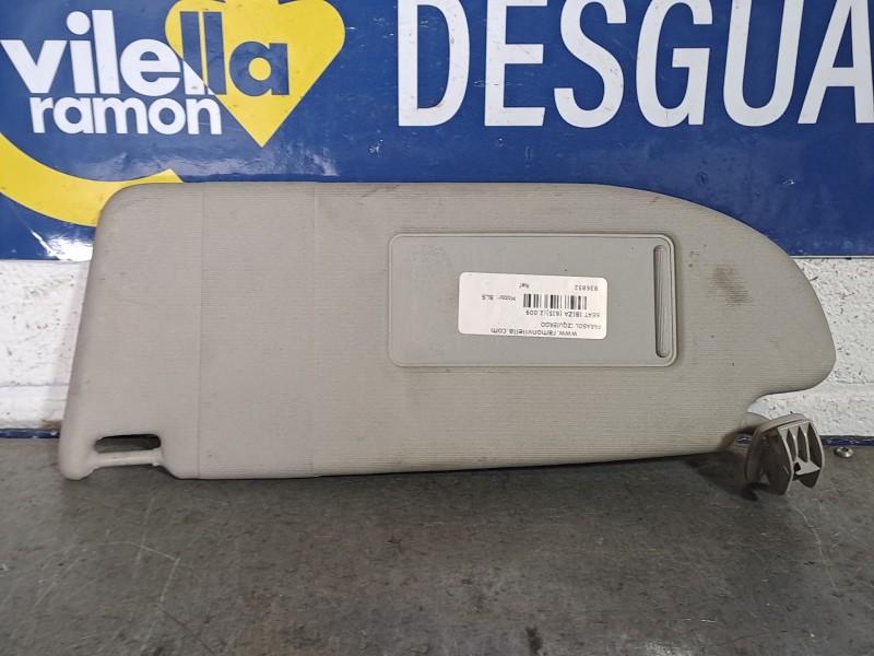 Recambio de parasol izquierdo para seat ibiza (6j5) 25 aniversario referencia OEM IAM    Recambio de parasol izquierdo para seat ibiza (6j5) 25 aniversario referencia OEM IAM