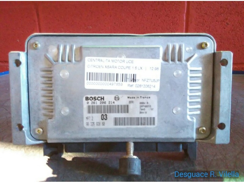 Recambio de centralita motor uce para citroen xsara coupe 1.6 lx | 12.98 - 12.98 1.6 lx | 12.98 - 12.98 referencia OEM IAM 02612