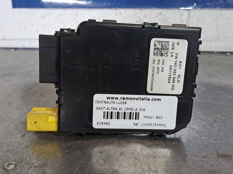 Recambio de centralita luces para seat altea xl (5p5) stylance / style referencia OEM IAM 1K0953549AQ  