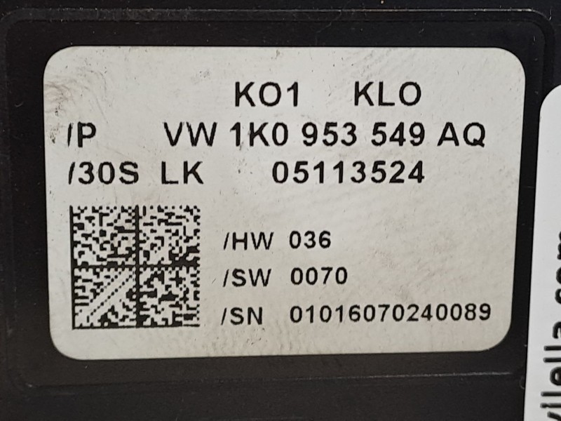 Recambio de centralita luces para seat altea xl (5p5) stylance / style referencia OEM IAM 1K0953549AQ  