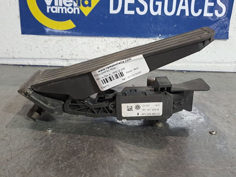 Recambio de potenciometro pedal para seat altea xl (5p5) stylance / style referencia OEM IAM 1K1721503M 6PV00889000 