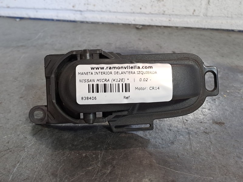 Recambio de maneta interior delantera izquierda para nissan micra (k12e)  | 0.02 - ...  | 0.02 - ... referencia OEM IAM   