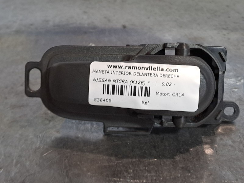 Recambio de maneta interior delantera derecha para nissan micra (k12e)  | 0.02 - ...  | 0.02 - ... referencia OEM IAM   
