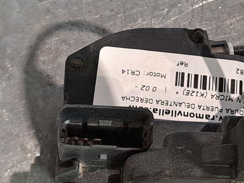 Recambio de cerradura puerta delantera derecha para nissan micra (k12e)  | 0.02 - ...  | 0.02 - ... referencia OEM IAM   