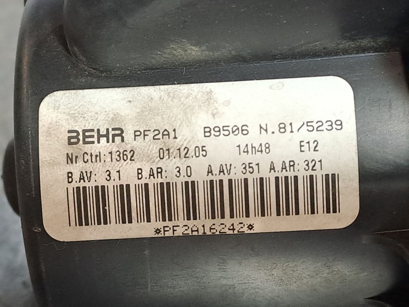 Recambio de motor calefaccion para citroen c4 coupe 1.4 16v referencia OEM IAM B9506  