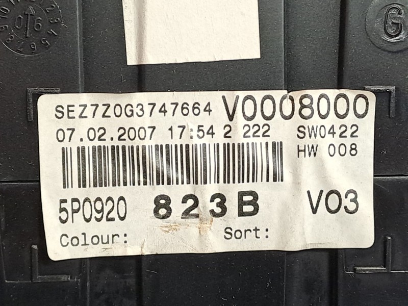 Recambio de cuadro instrumentos para seat altea xl (5p5) stylance / style referencia OEM IAM 5P0920823B 110080280009 