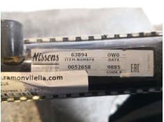 Recambio de radiador agua para renault express 1.2 referencia OEM IAM    2