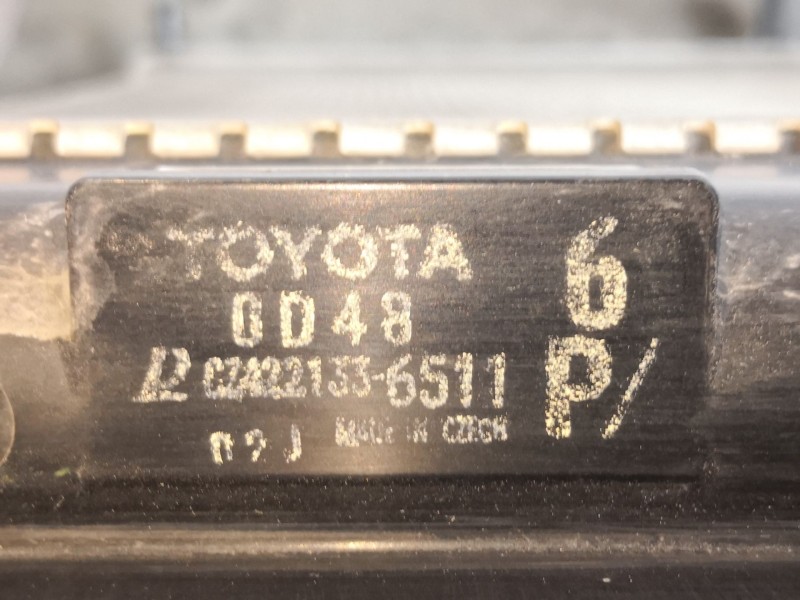 Recambio de radiador agua para toyota auris luna referencia OEM IAM   
