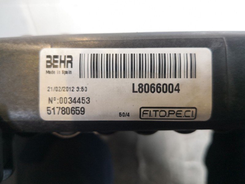 Recambio de radiador agua para citroen nemo basis referencia OEM IAM   