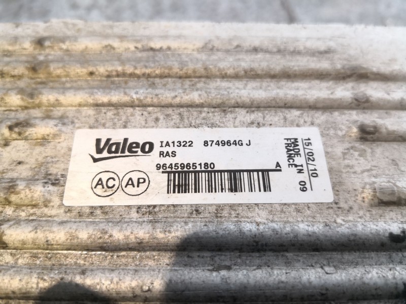 Recambio de intercooler para citroen berlingo 1.6 hdi 75 sx multispace referencia OEM IAM    Recambio de intercooler para citroen berlingo 1.6 hdi 75 sx multispace referencia OEM IAM