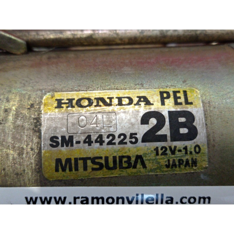 Recambio de motor arranque para honda hr-v (gh) vtec 4wd (3-ptas.) | 02.01 - ... vtec 4wd (3-ptas.) | 02.01 - ... referencia OEM