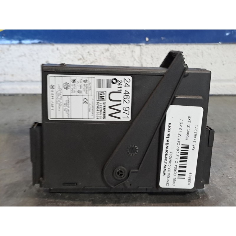 Recambio de centralita confort para opel corsa c 1.2 16v cat (z 12 xe / lw4) | 0.00 - ... 1.2 16v cat (z 12 xe / lw4) | 0.00 - .