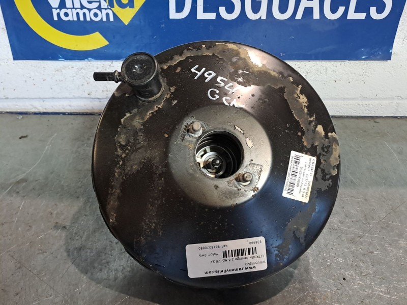 Recambio de servofreno para citroen berlingo 1.6 hdi 75 sx multispace referencia OEM IAM 9648370680  