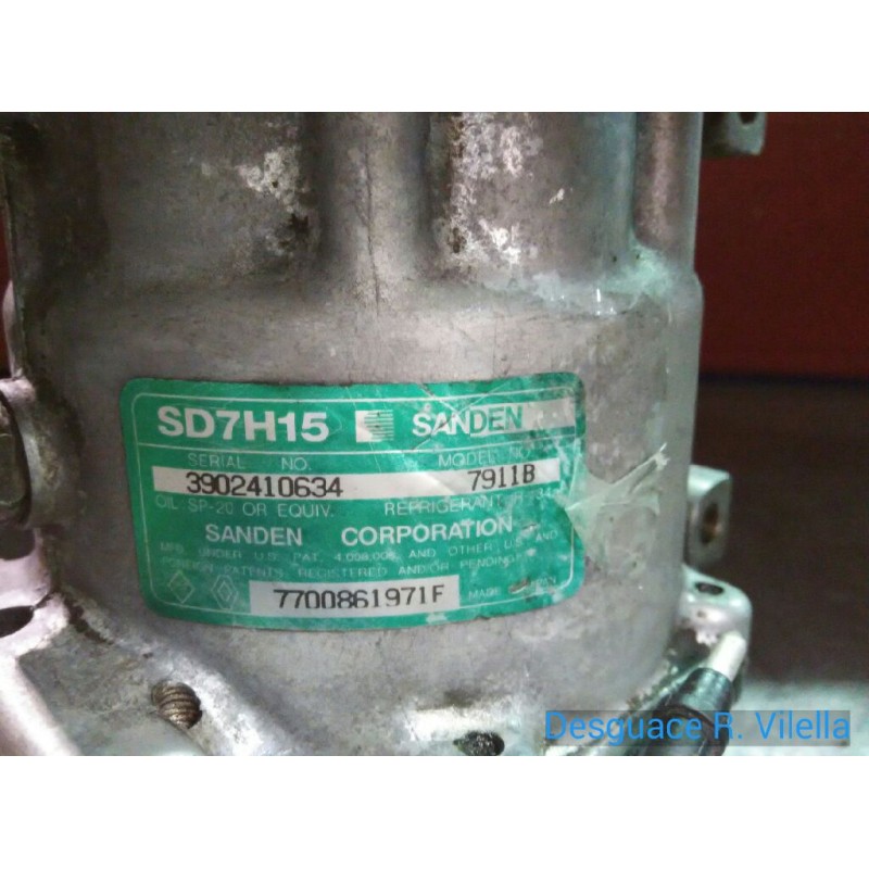 Recambio de compresor aire acondicio. para renault laguna (b56) 2.2 d rt (b56f/g) | 12.96 - 12.97 2.2 d rt (b56f/g) | 12.96 - 12