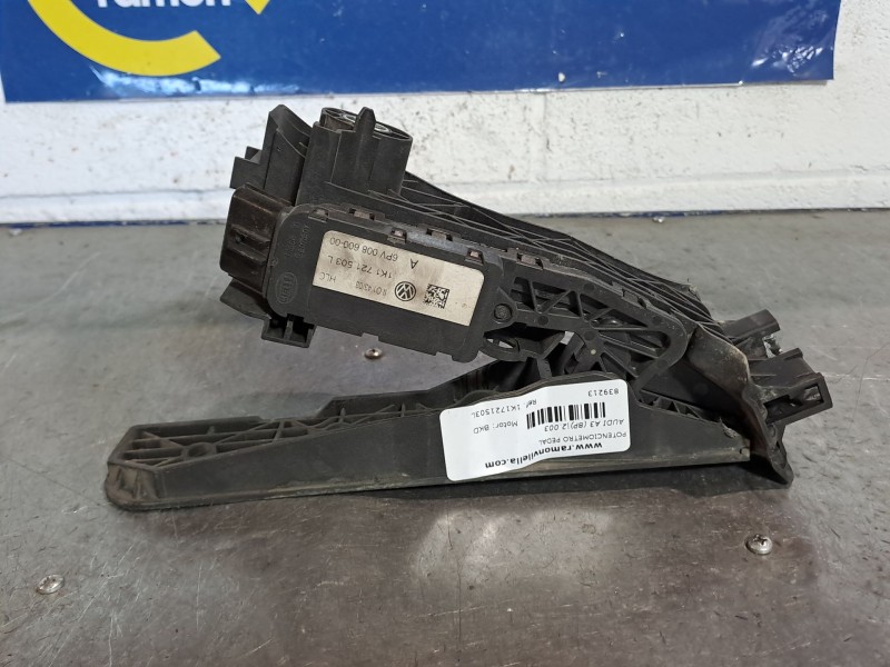 Recambio de potenciometro pedal para audi a3 (8p) 2.0 tdi ambiente referencia OEM IAM 1K1721503L  